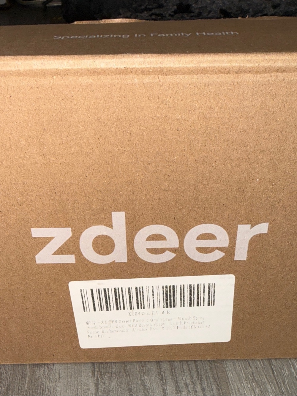ZDEER Smart Electric Oral Spray Cool Mint + 4 Pods NEW